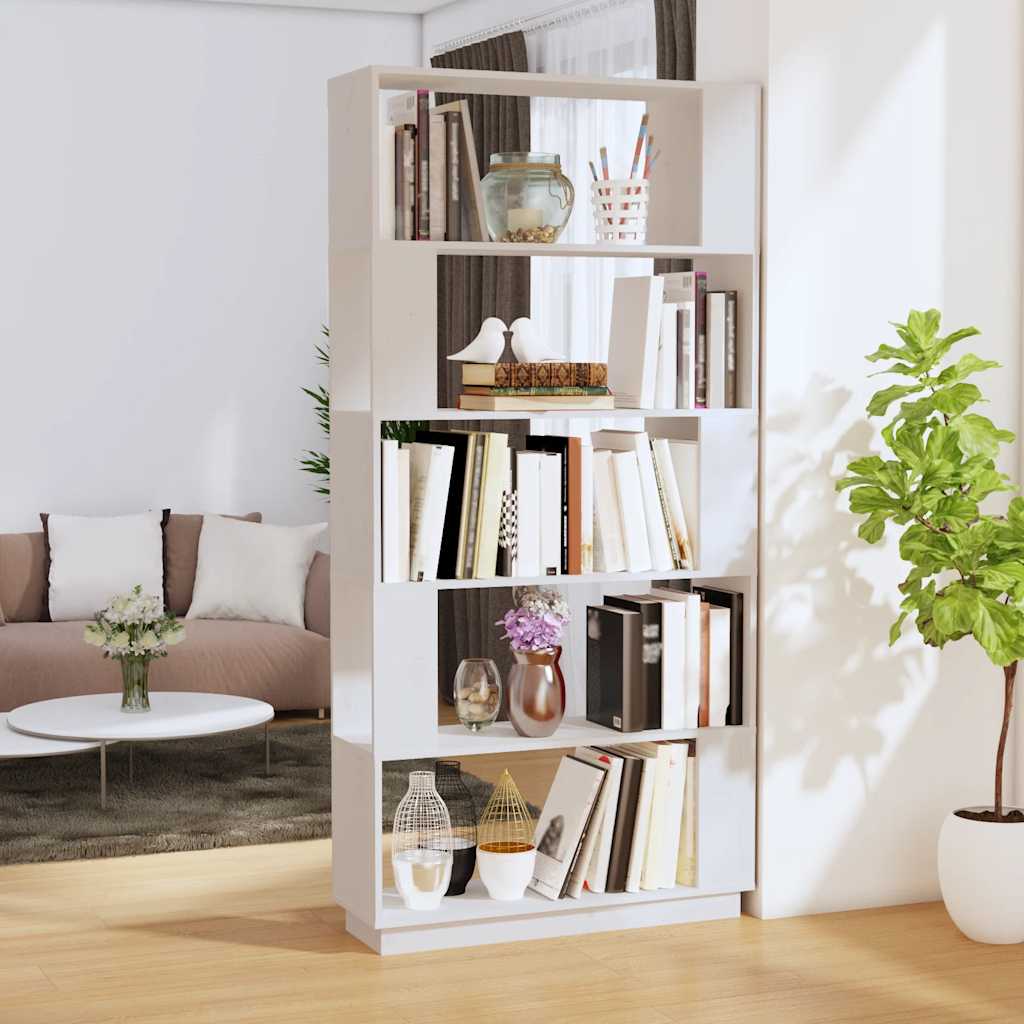 Bücherregal/Raumteiler 80x25x163,5 cm Massivholz Kiefer