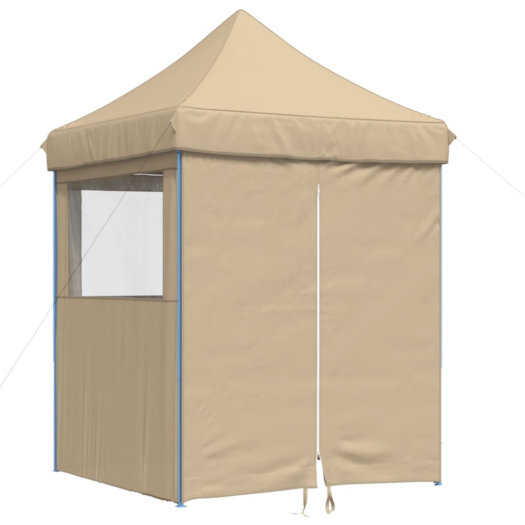 Partyzelt Faltbar Pop-Up Schwarz 200x200x306 cm