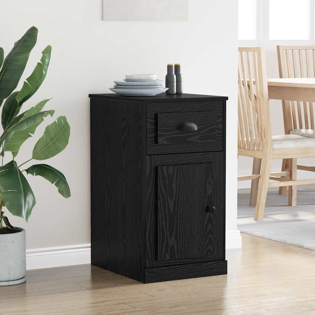 Beistellschrank mit Schublade Weiß 40x50x75 cm Holzwerkstoff