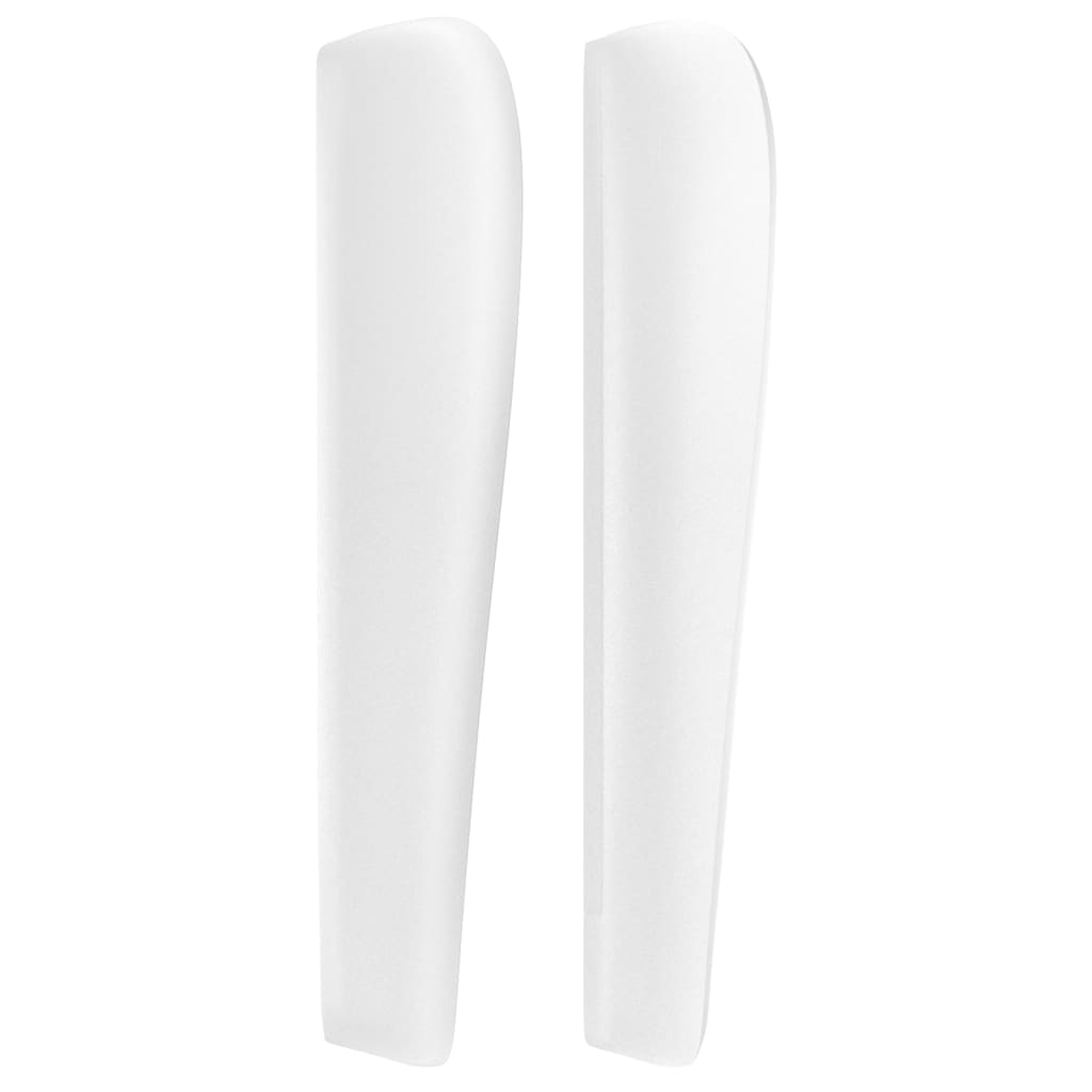 Kopfteil mit Ohren Creme 83x23x78/88 cm Kunstleder
