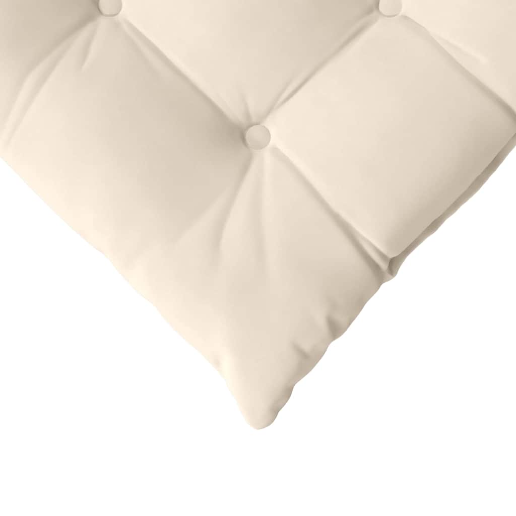 Sitzkissen 4 Stück Taupe 40 x 40 x 6 cm Mikrofaser