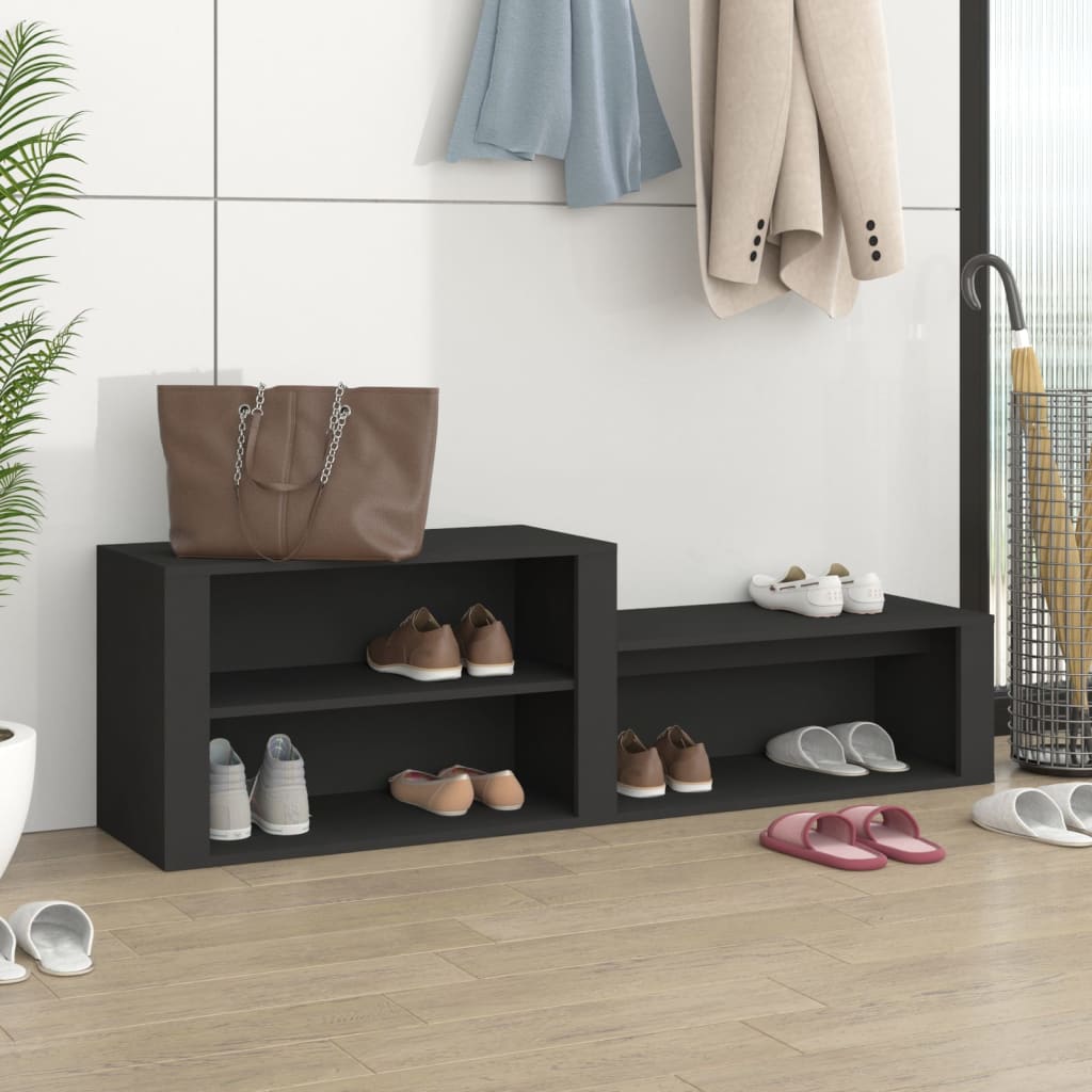 Schuhschrank Weiß 150x35x45 cm Holzwerkstoff