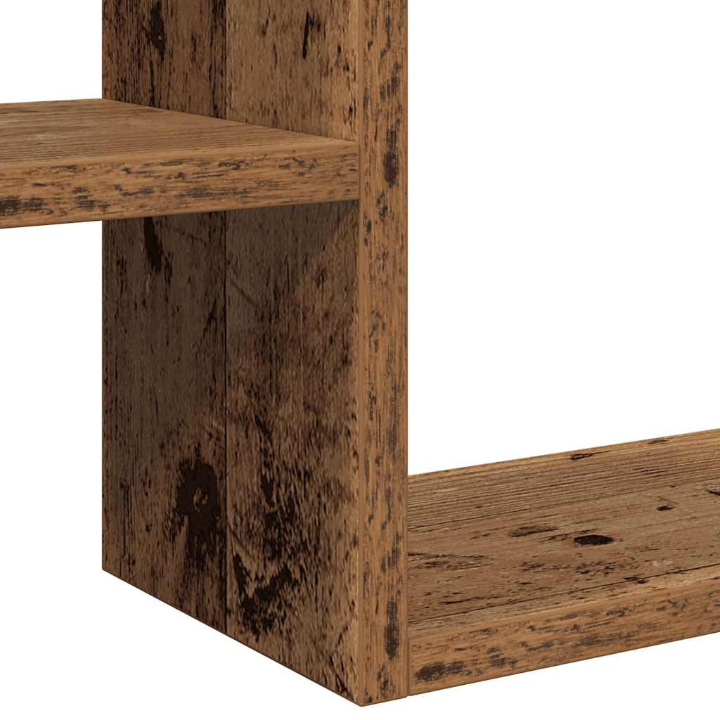 Wandregale 2 Stk. Weiß 50x15x50 cm Holzwerkstoff