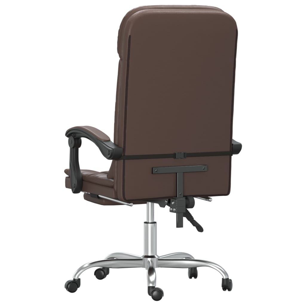 Bürostuhl mit Massagefunktion Schwarz Kunstleder