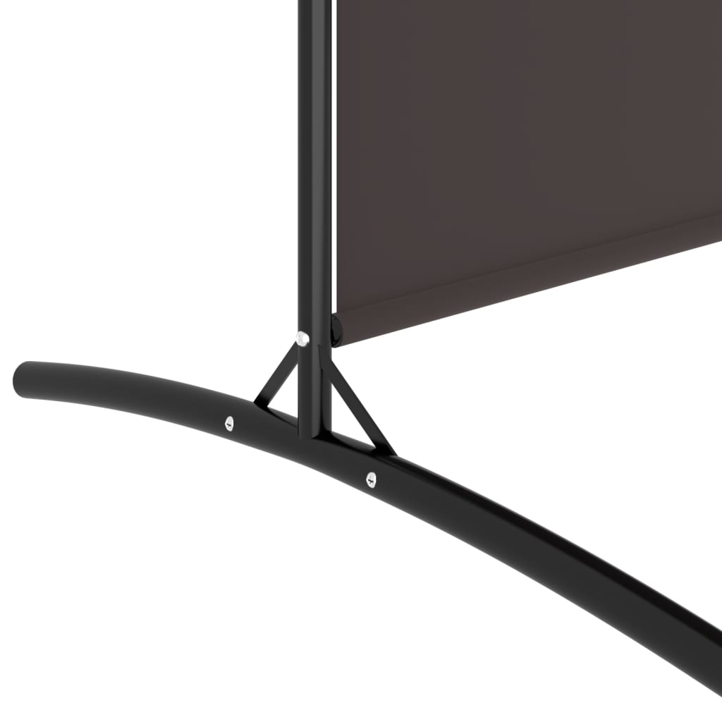 3-tlg. Raumteiler Weiß 260x180 cm Stoff