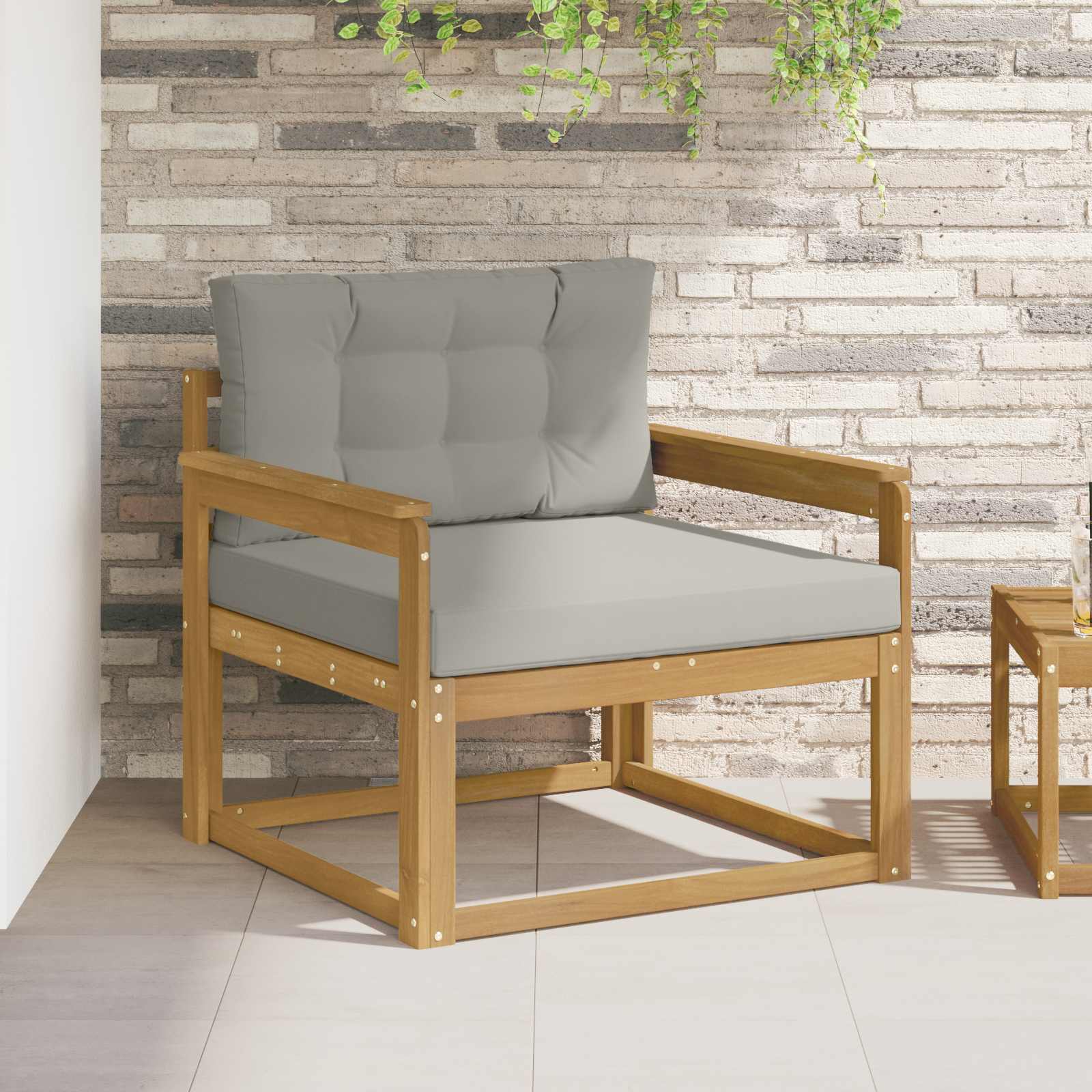 Outdoor Mittelsofa Natur