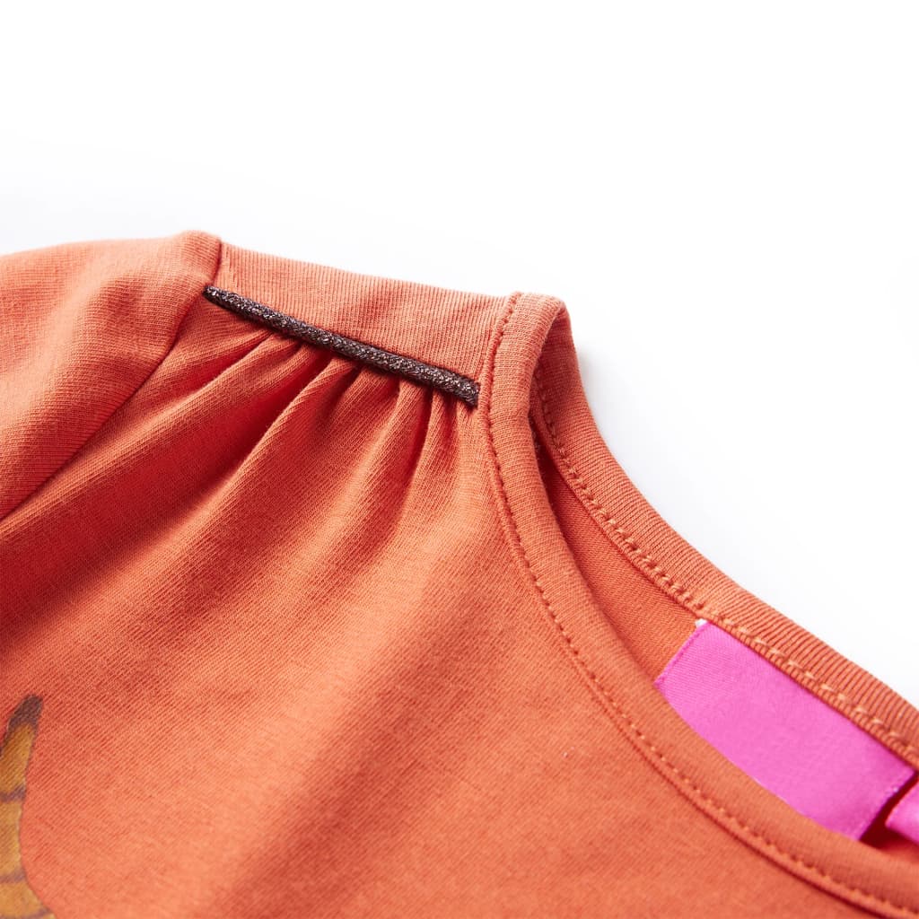 Kinder-Langarmshirt Khaki 116