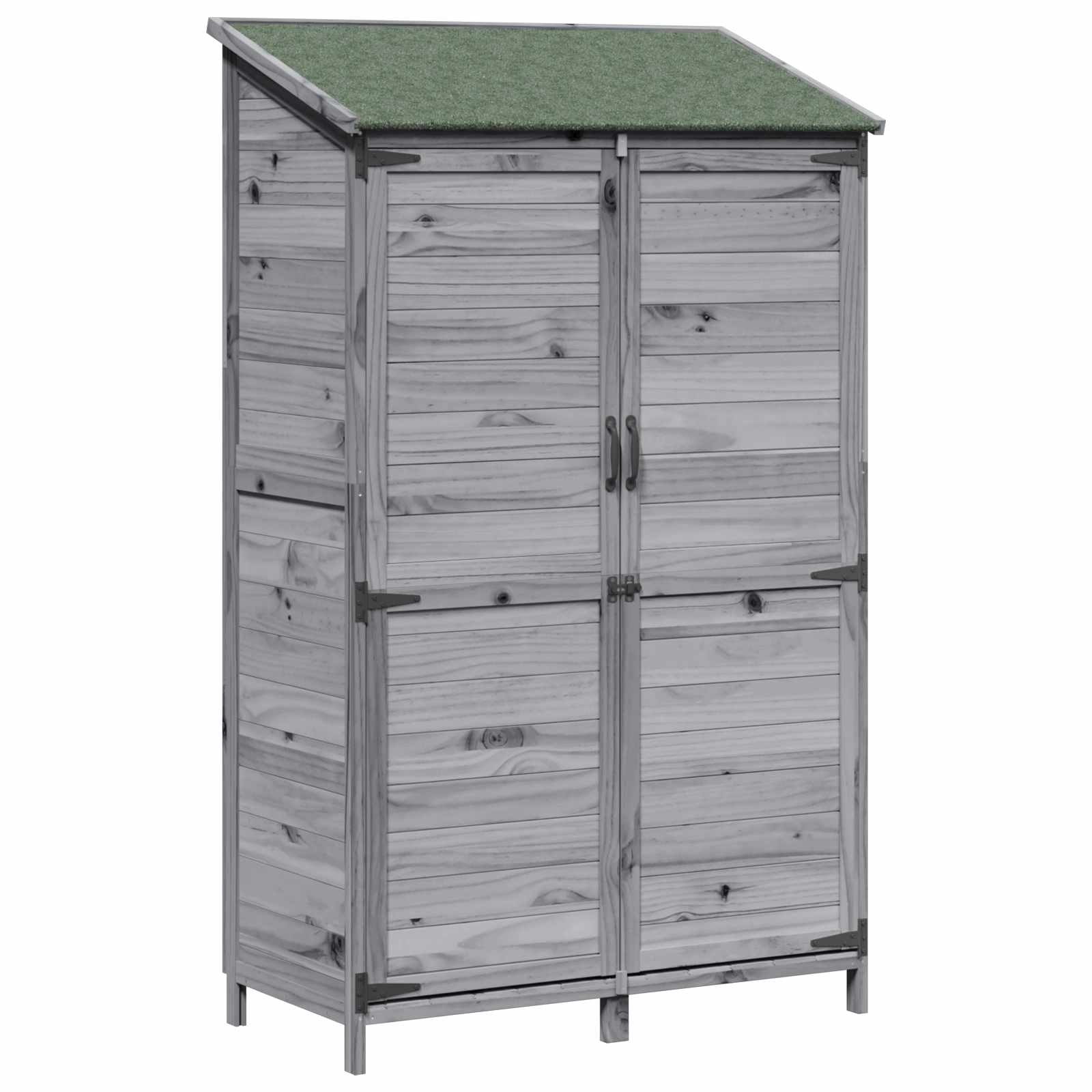 Gartenschuppen Natur 59 x 56 x 113,5 cm Massivholz aus Fichte