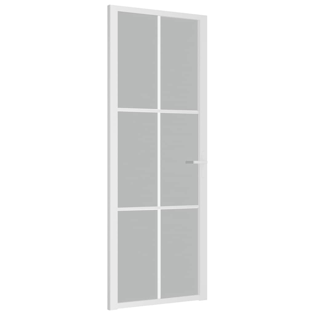 Innentür ESG Glas und Aluminium 76x201,5 cm Schwarz