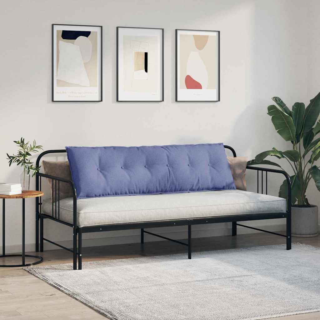 Rückenkissen Hellgrau 50 x 19 x 45 cm Stoff