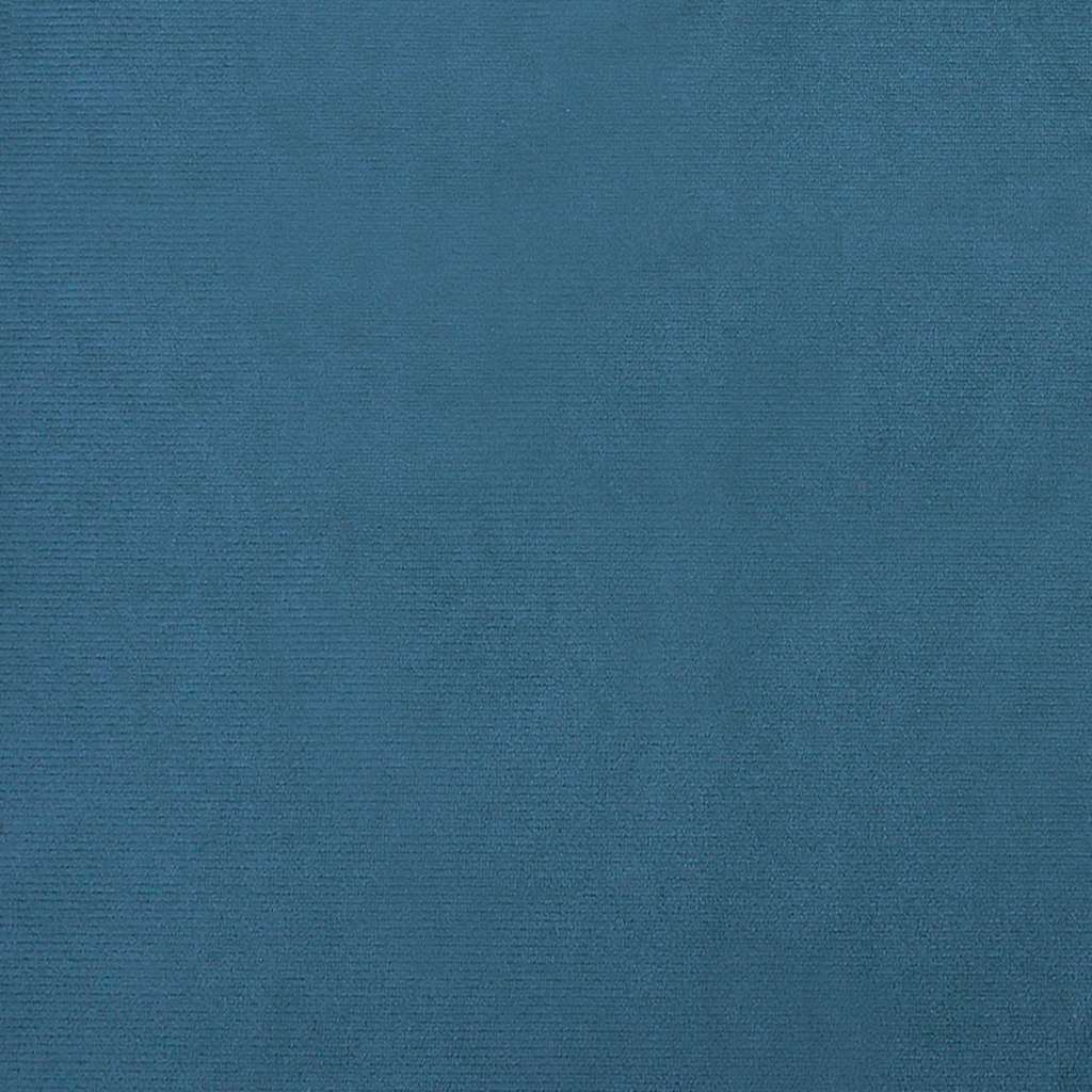 Kindersofa Blau 80x45x30 cm Samt