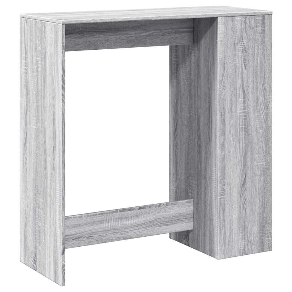 Bartisch Schwarz Eichen-Optik 101 x 40 x 103,5 cm Holzwerkstoff