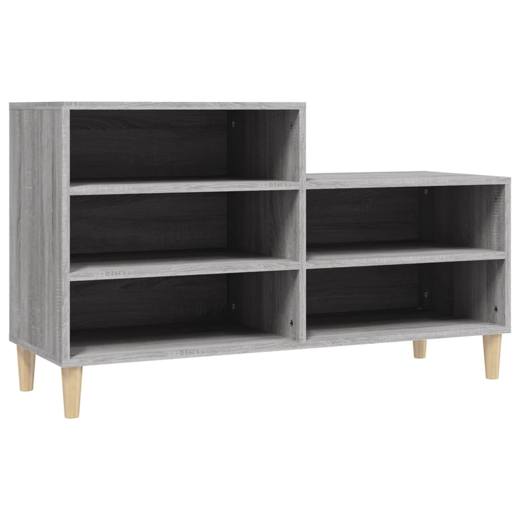 Schuhregal Weiß 102x36x60 cm Holzwerkstoff