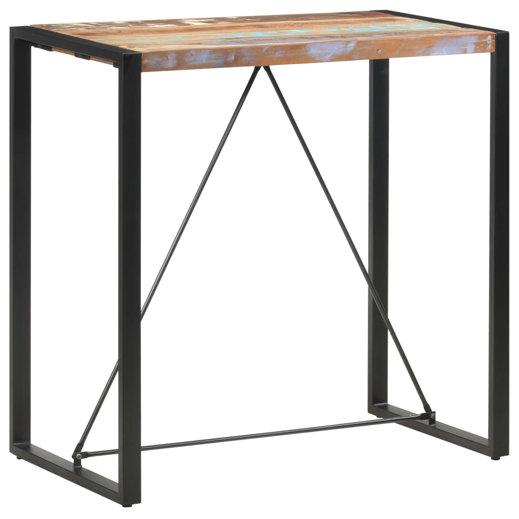 Bartisch 110 x 60 x 110 cm Massivholz Mango