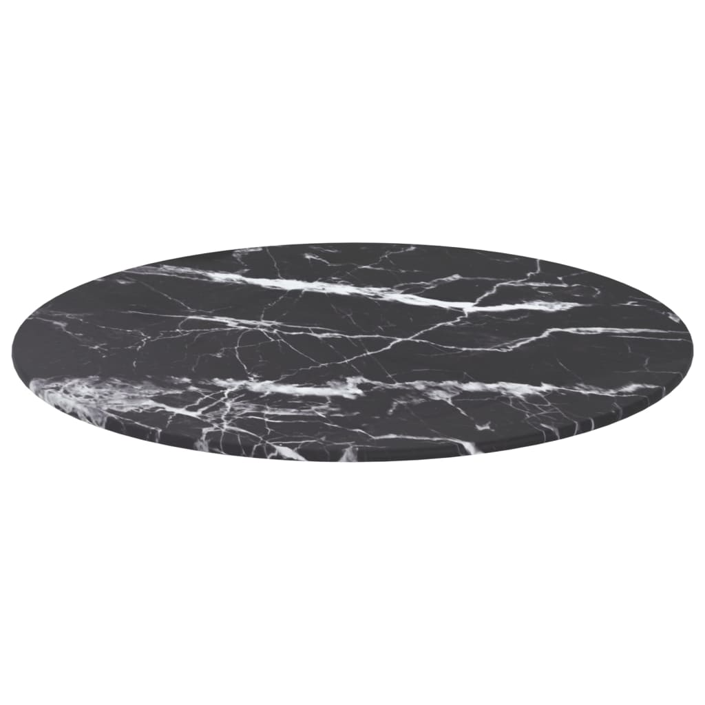 Tischplatte aus gehärtetem Glas quadratisch 700x700 mm