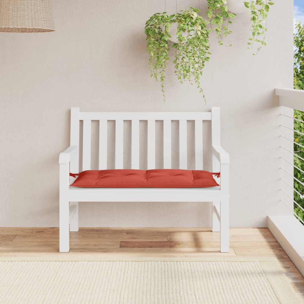 Gartenbank-Auflage Melange Anthrazit 100x50x7 cm Stoff