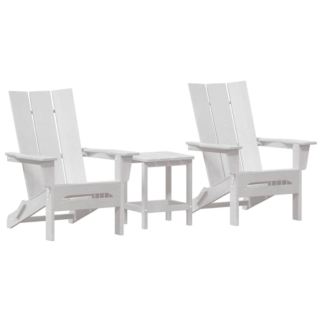 Gartenstuhl 2 pcs Weiß 80,5 x 74,5 x 92 cm Polyethylen