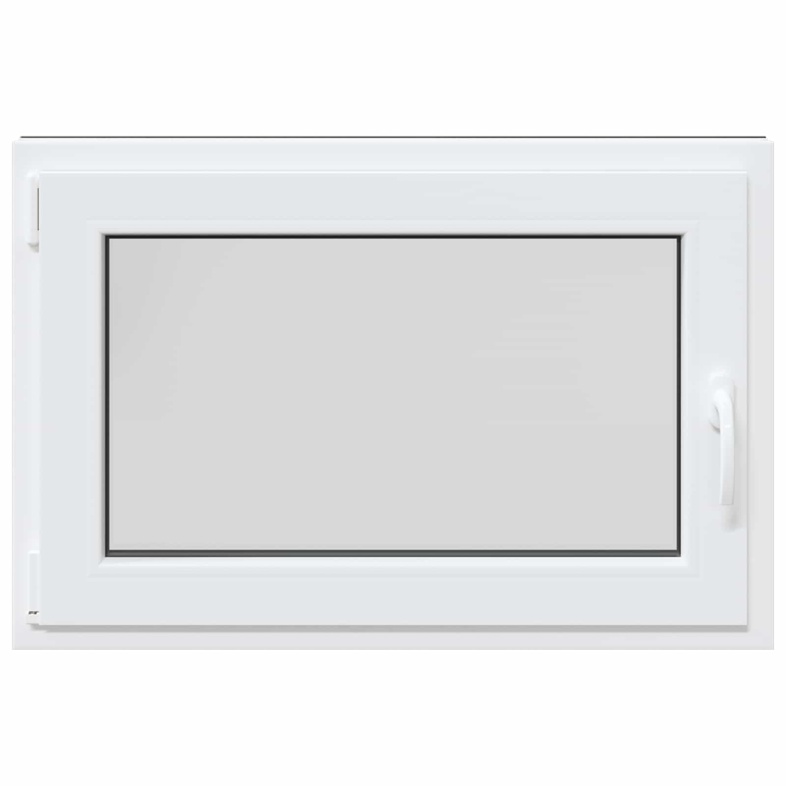 Kellerfenster RISOR 50 x 50 cm PVC und Glas Weiß