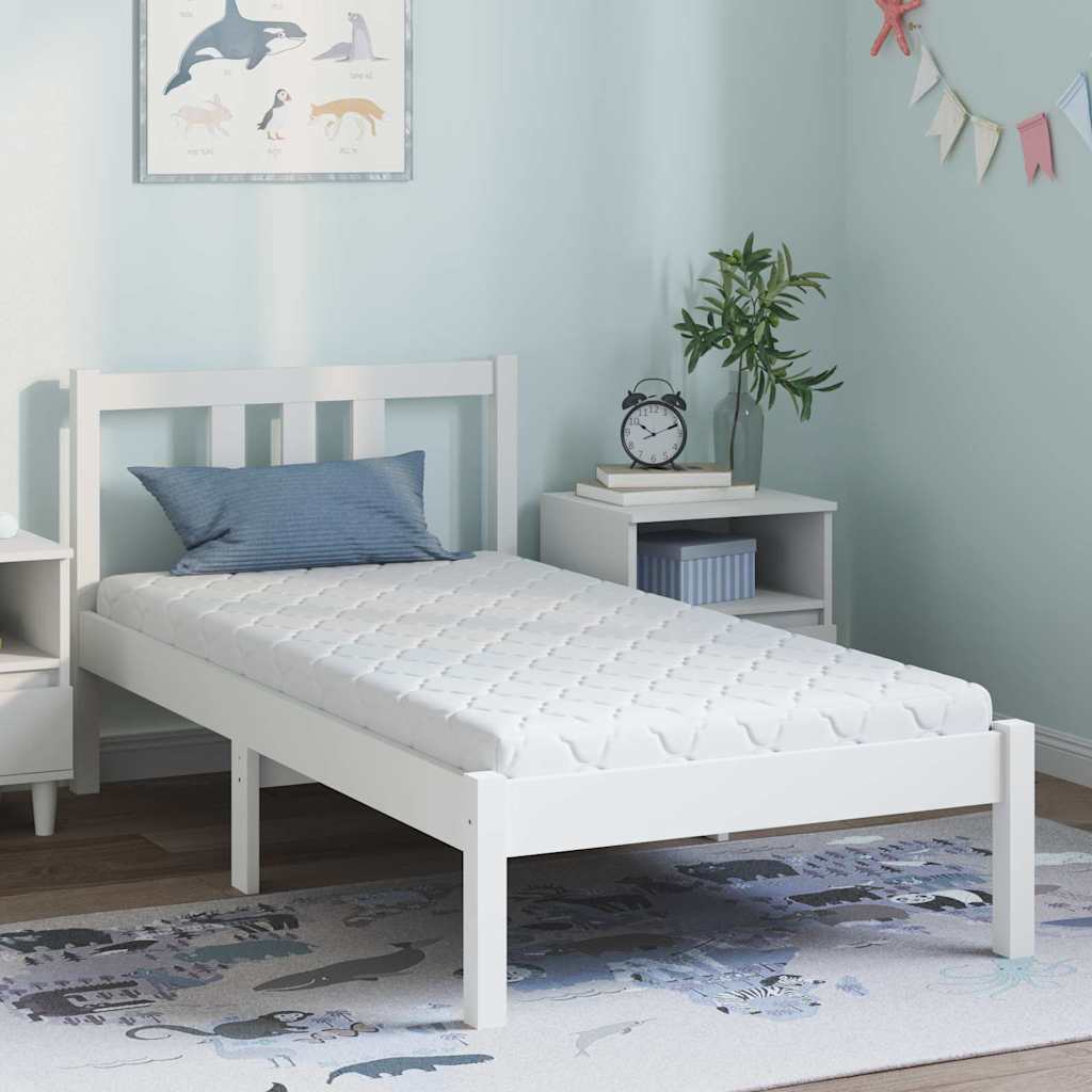Matratze Weiß 60 x 120 cm Jacquard-Stoff