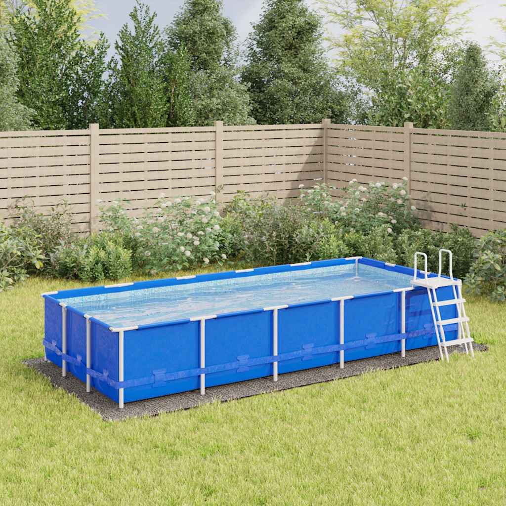 Bodenfolie für Pools Schwarz 300 x 220 x 0,1 cm Vliesstoff