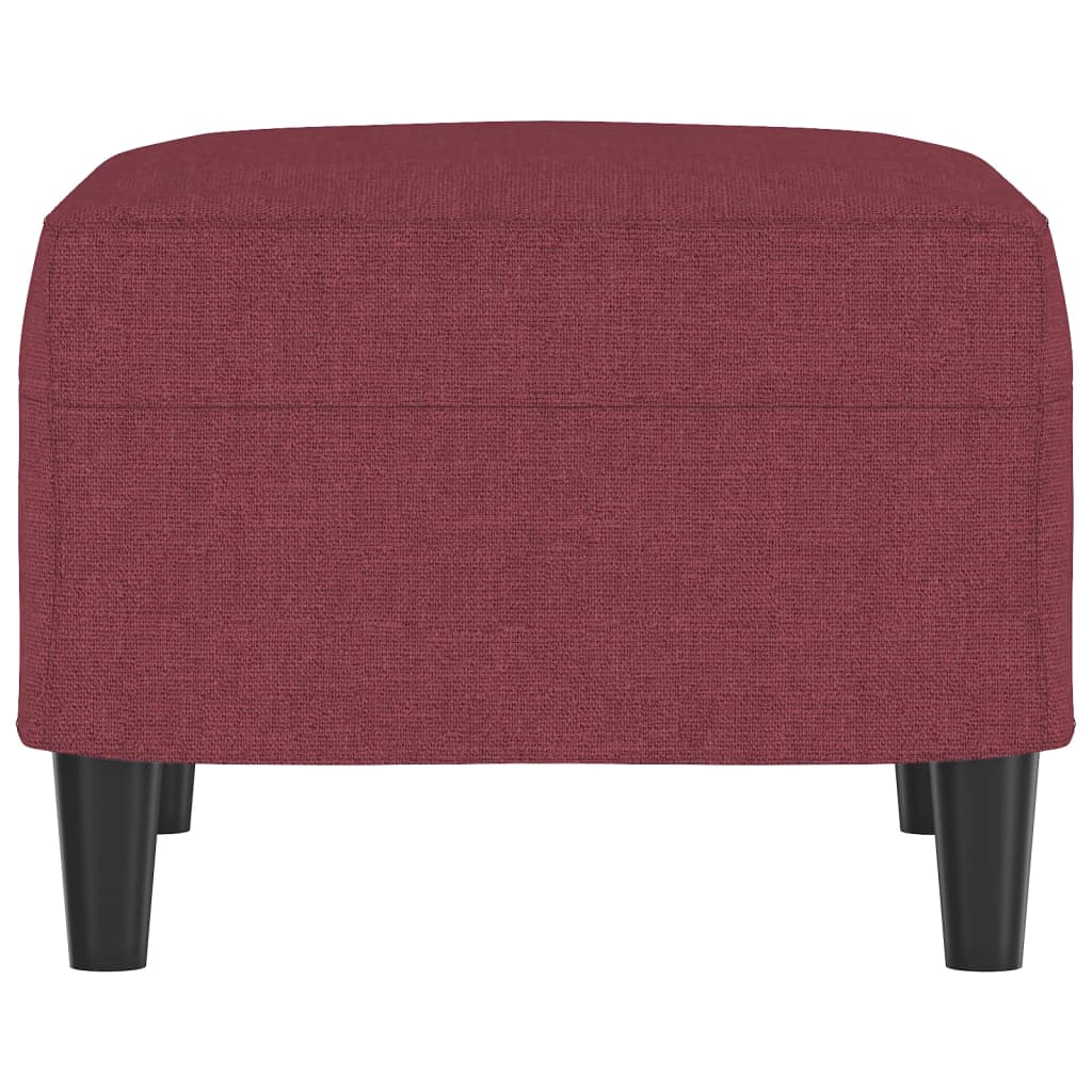 Fußhocker Hellgrau 60x50x41 cm Stoff