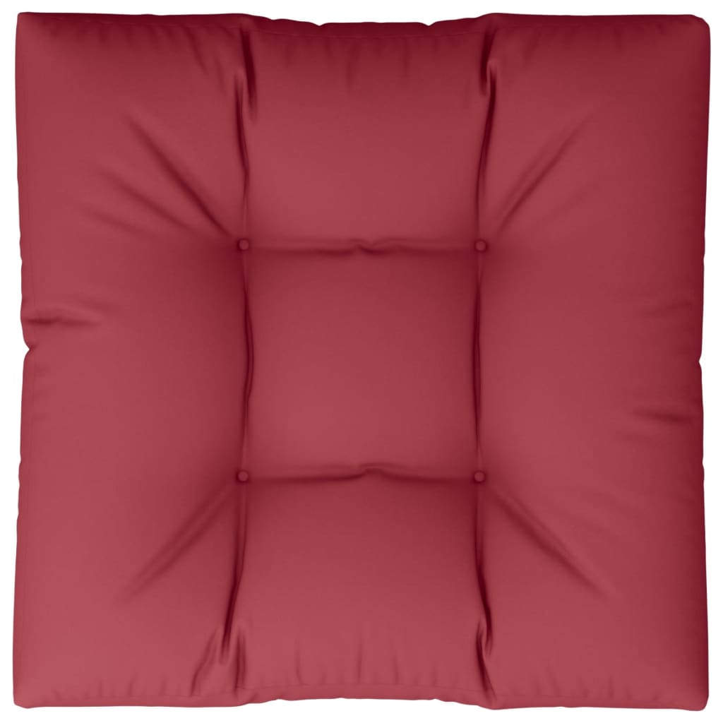 Palettenkissen Anthrazit 50x50x12 cm Stoff