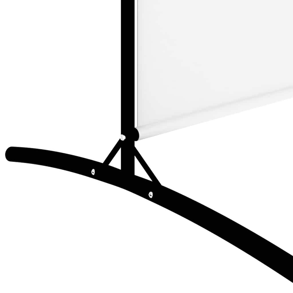 3-tlg. Raumteiler Weiß 260x180 cm Stoff