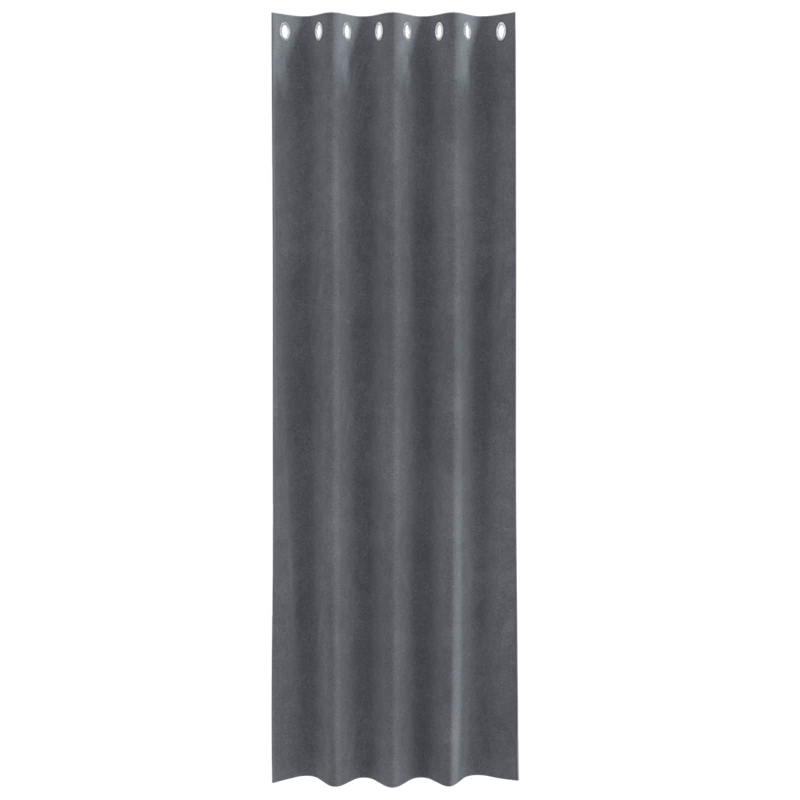 Verdunkelungsvorhänge 2 pcs Schwarz 140 x 140 cm Samt