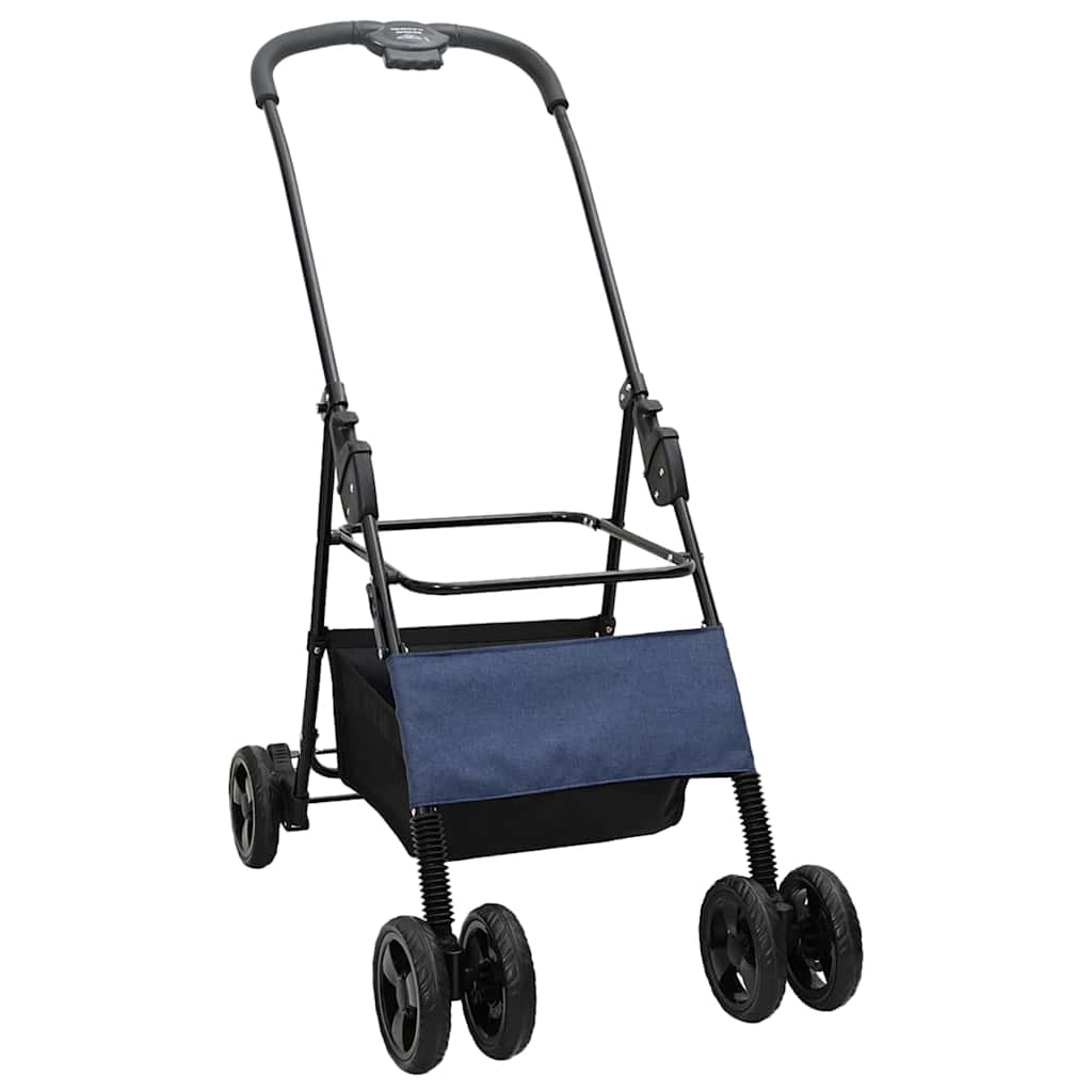 Faltbarer Haustierwagen Rosa 81 x 47 x 99 cm Polyester