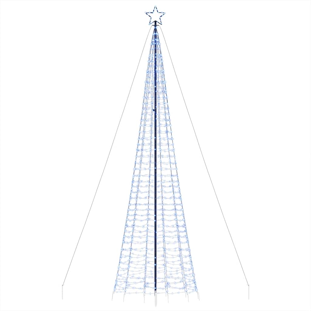 LED-Weihnachtsbaum mit Erdspießen 220 LEDs Warmweiß 180 cm