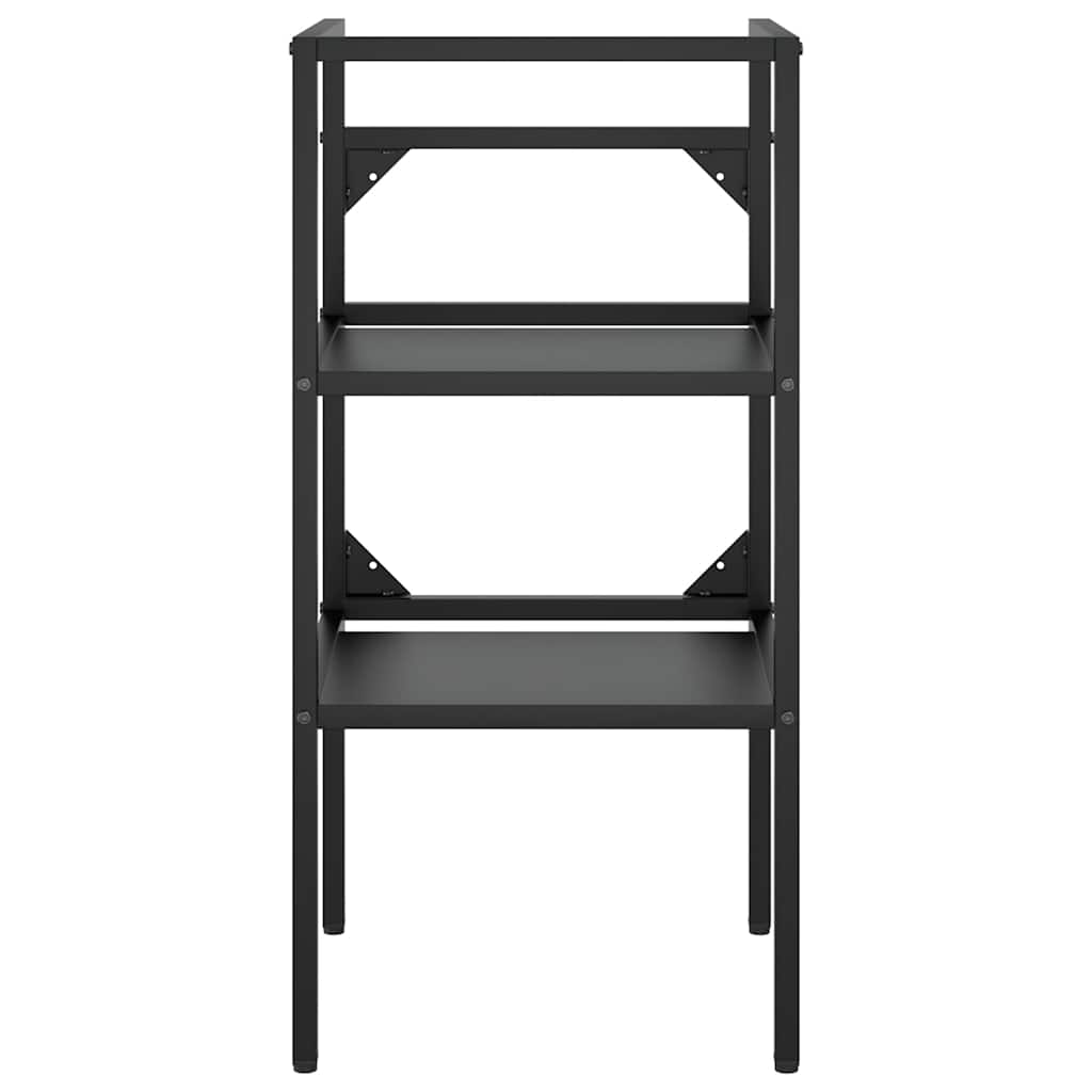 Badezimmer Waschtischgestell Weiß 40x38x83 cm Eisen