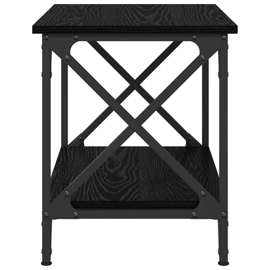 Beistelltisch Schwarz 55x38x45 cm Holzwerkstoff