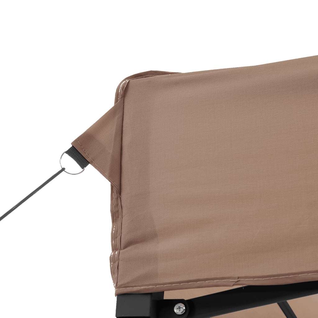 Partyzelt Faltbar Pop-Up Schwarz 292x292x315 cm