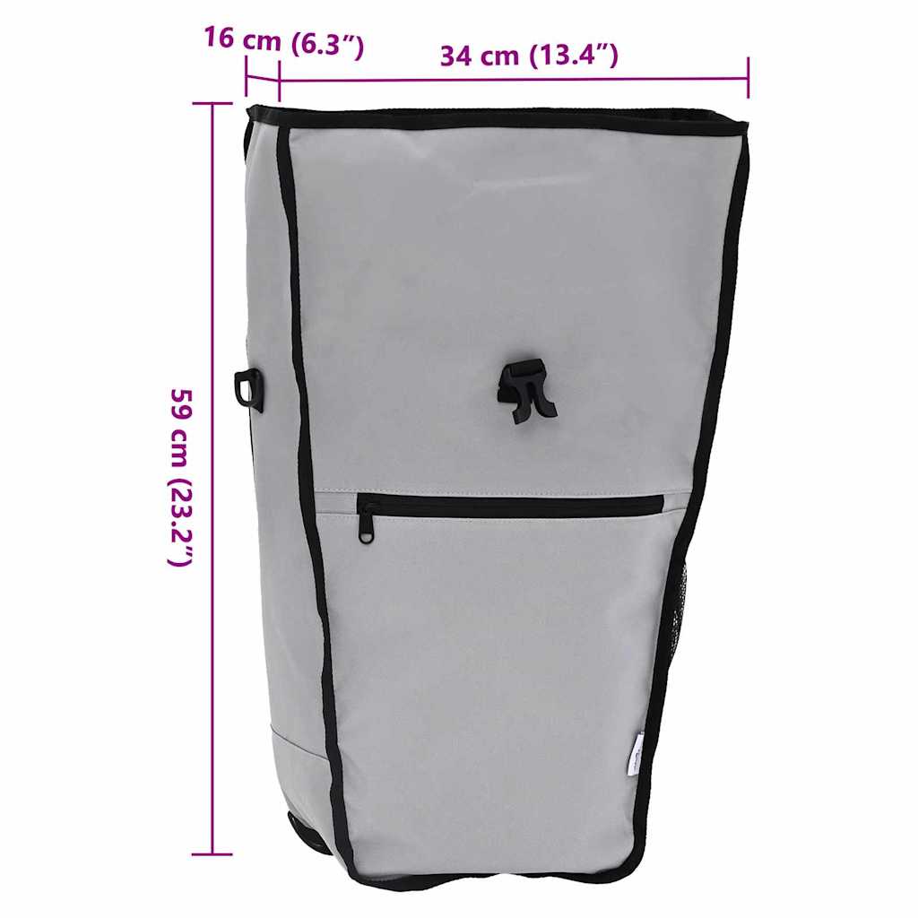 Fahrradtasche Schwarz 34 x 16 x 59 cm Polyester