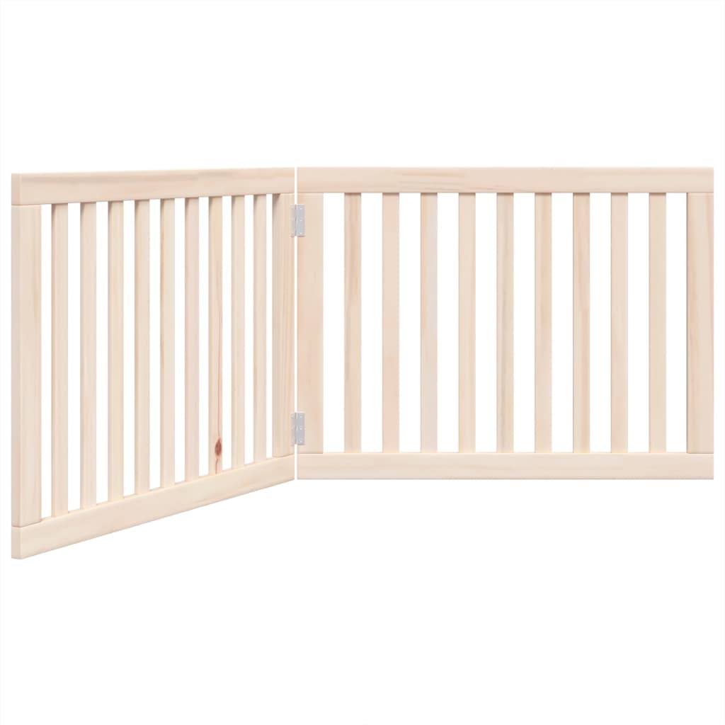 Hundegitter Faltbar 3 Paneele 150 cm Pappelholz
