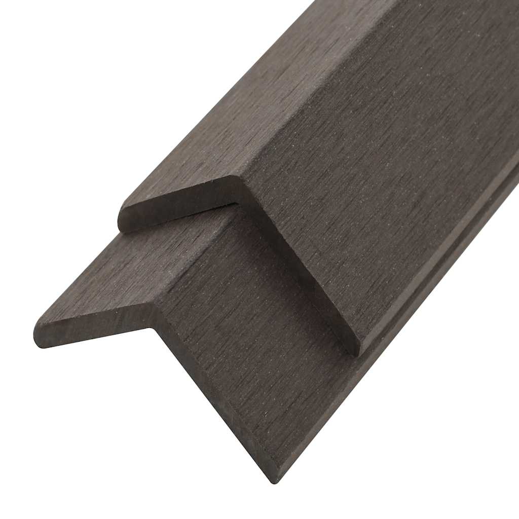 5 Stk. Verkleidungswinkel Verkleidungen Aluminium 170 cm Silber