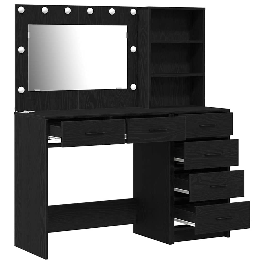 Schminktisch mit Regal Weiß 78,5 x 41 x 135 cm Holzwerkstoff