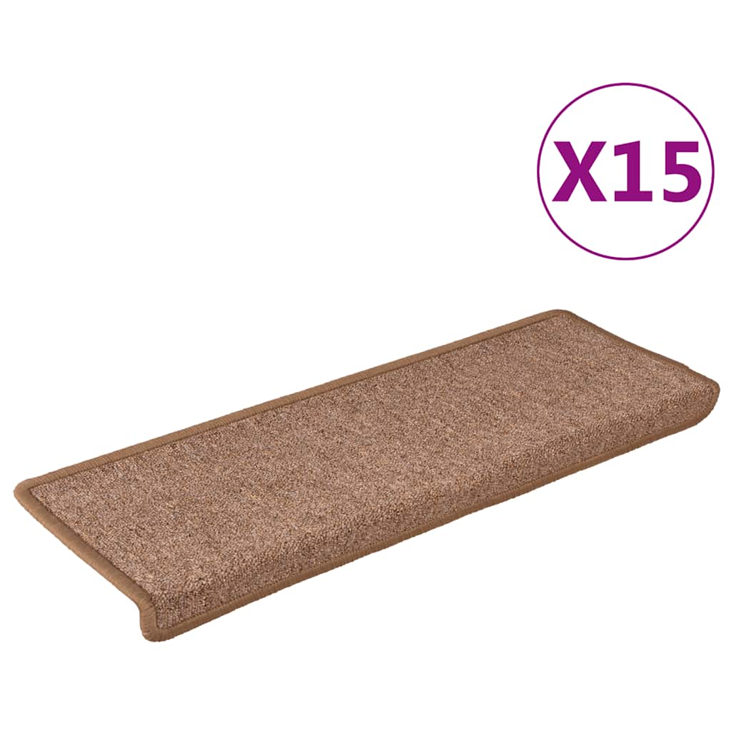 Stufenmatten 15 Stk. 65x21x4 cm Anthrazit Rechteckiger Rand