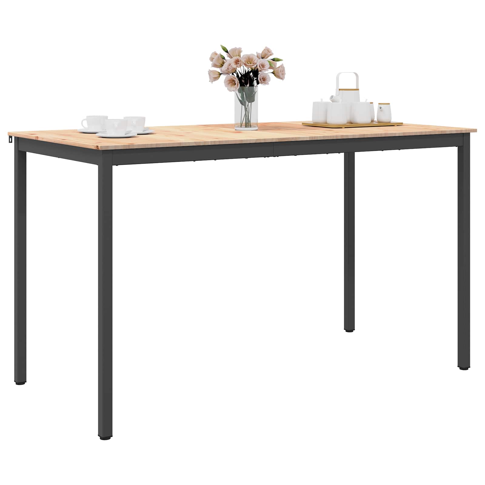 Bartisch Natur 200 x 100 x 105 cm Massives Kiefernholz