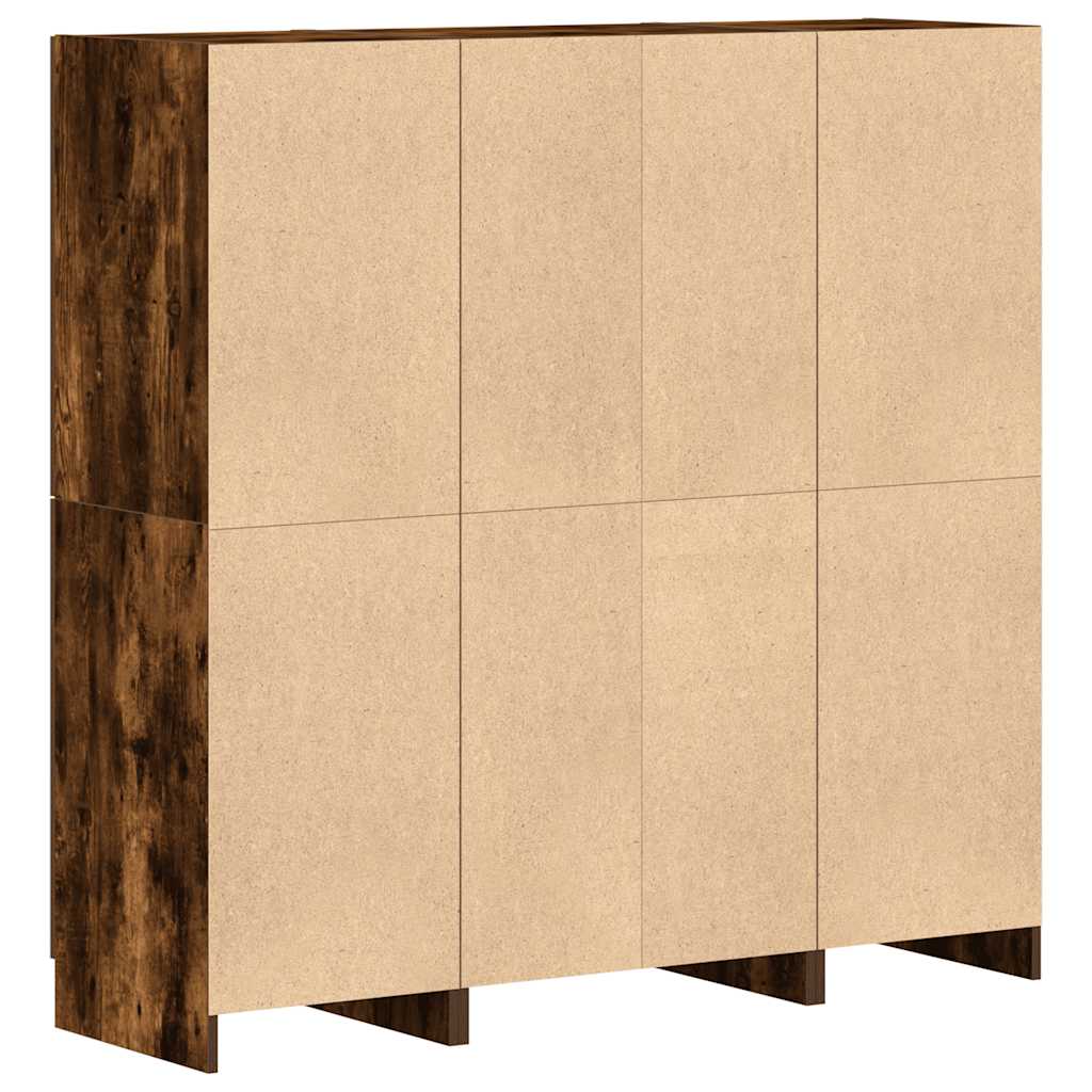 3-tlg. Küchenschrank-Set Weiß Holzwerkstoff