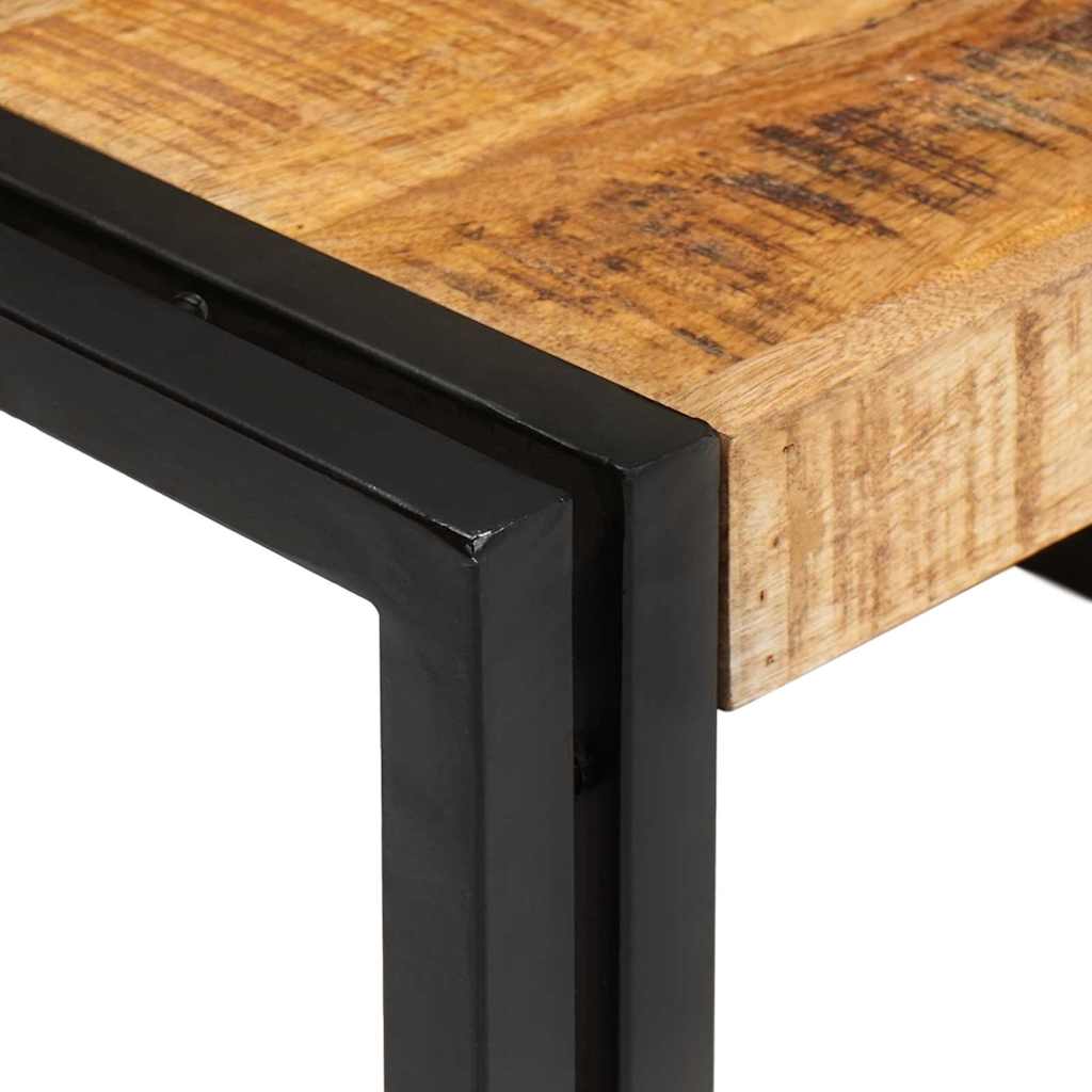 Badregal für Braun 40 x 50 x 23 cm Massives rohes Mangoholz