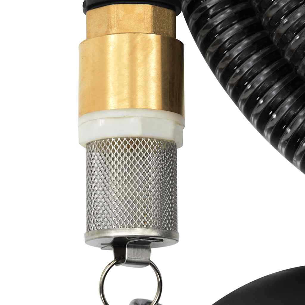 Saugschlauch mit Messing-Anschlüssen Grün 1,1" 3 m PVC