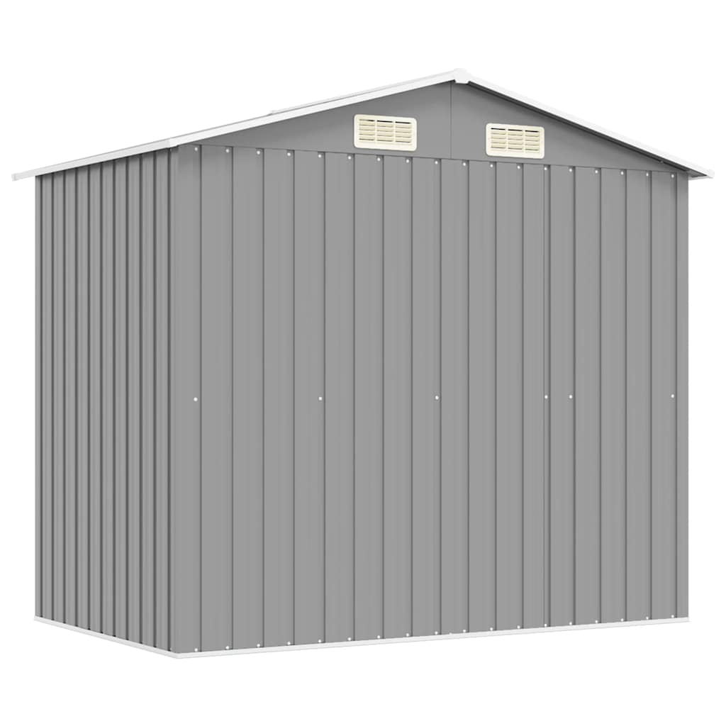Gartenschuppen Grün Metall 204 x 132 x 186 cm