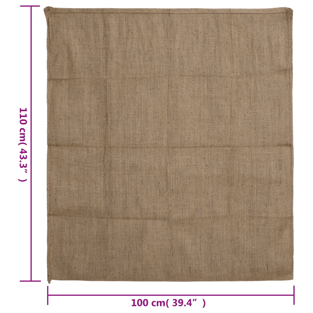 Jutesäcke 5 Stk. 60x105 cm 100% Jute 340 g/m²