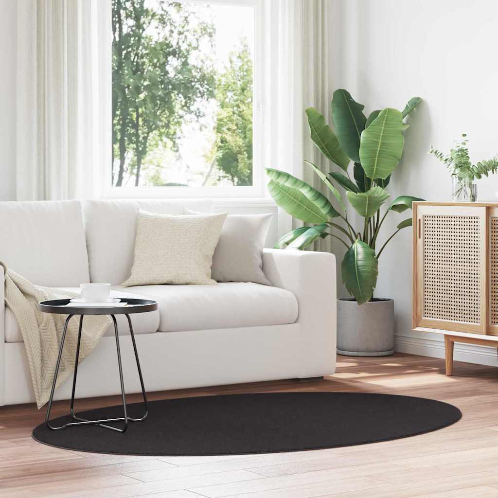 Bereichsteppiche HUARTE Anthrazit 100 x 200 cm 100 %Polyester