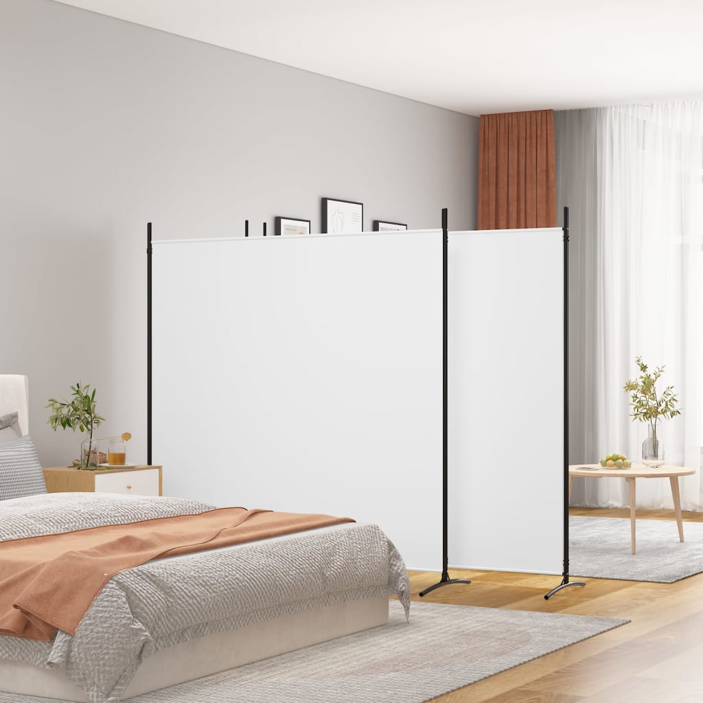 Einzel Panel Raumteiler Beige 175 x 180 cm Stoff