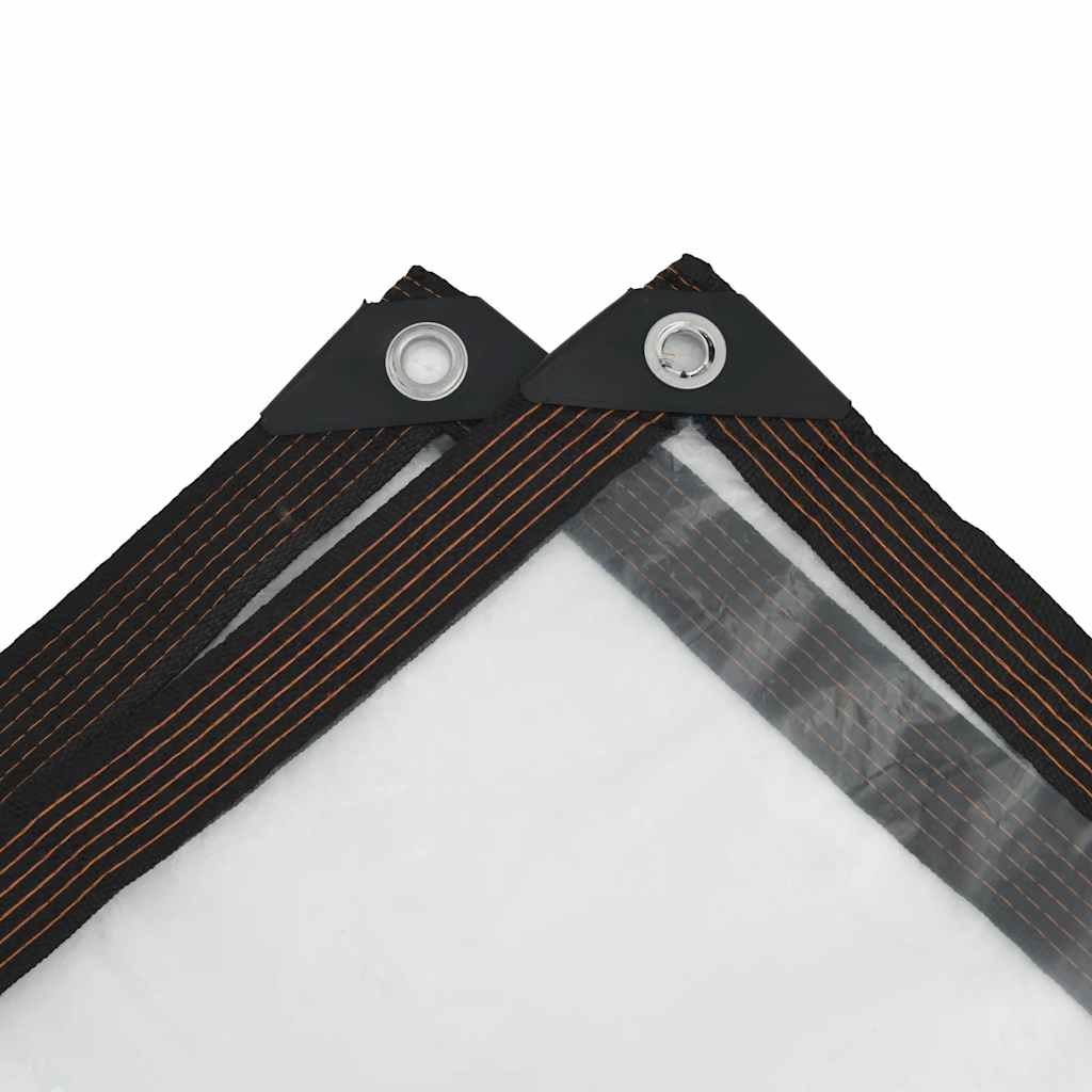 Transparente Plane mit Ösen 1x2 m Polyethylen