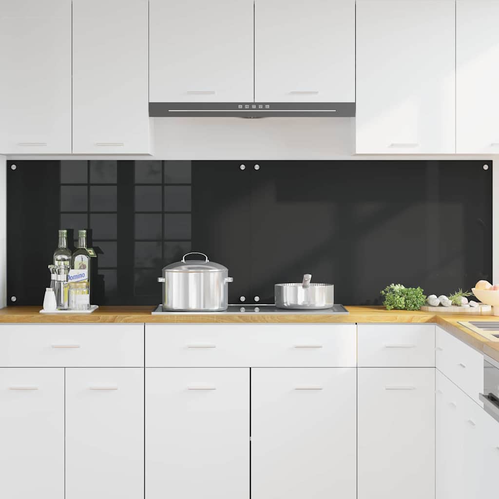 Küchenrückwand 2 pcs Weiß 70 x 40 cm Gehärtetes Glas