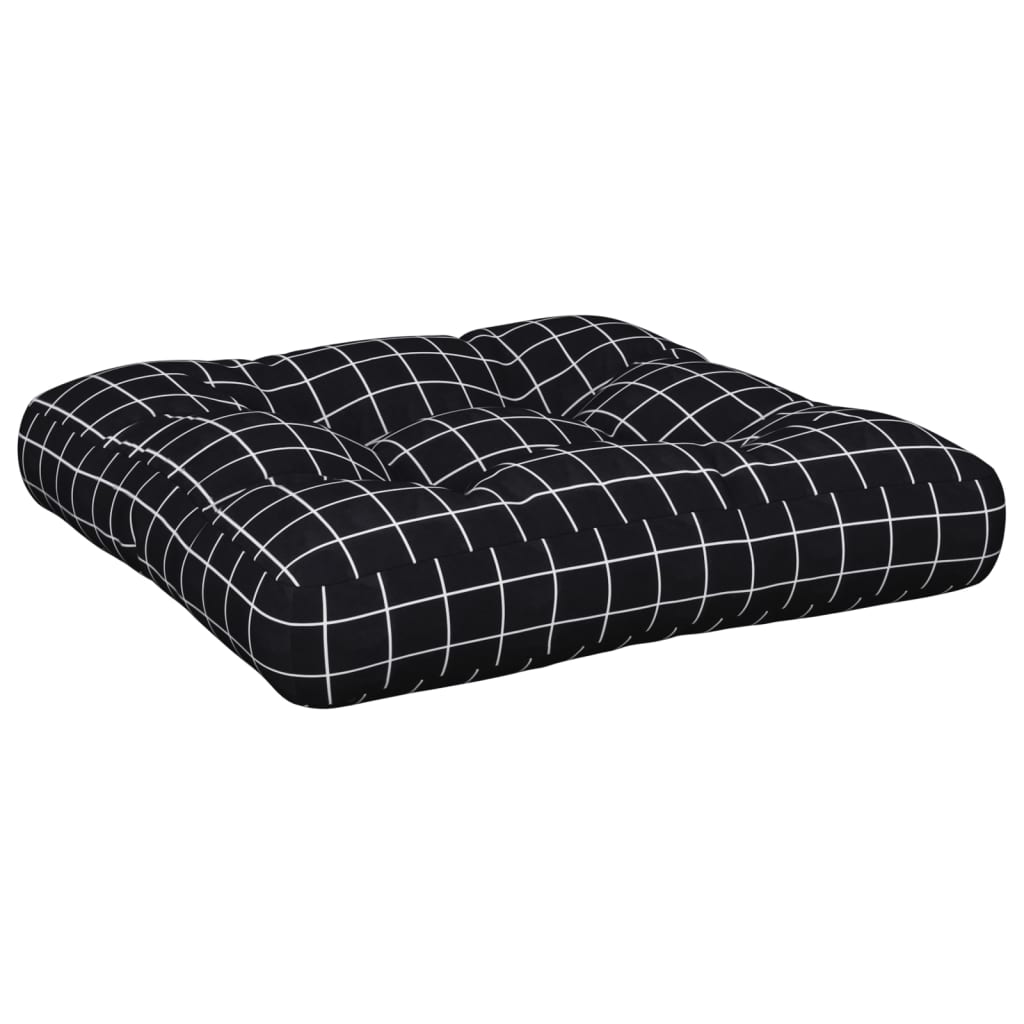 Palettenkissen Anthrazit 50x50x12 cm Stoff