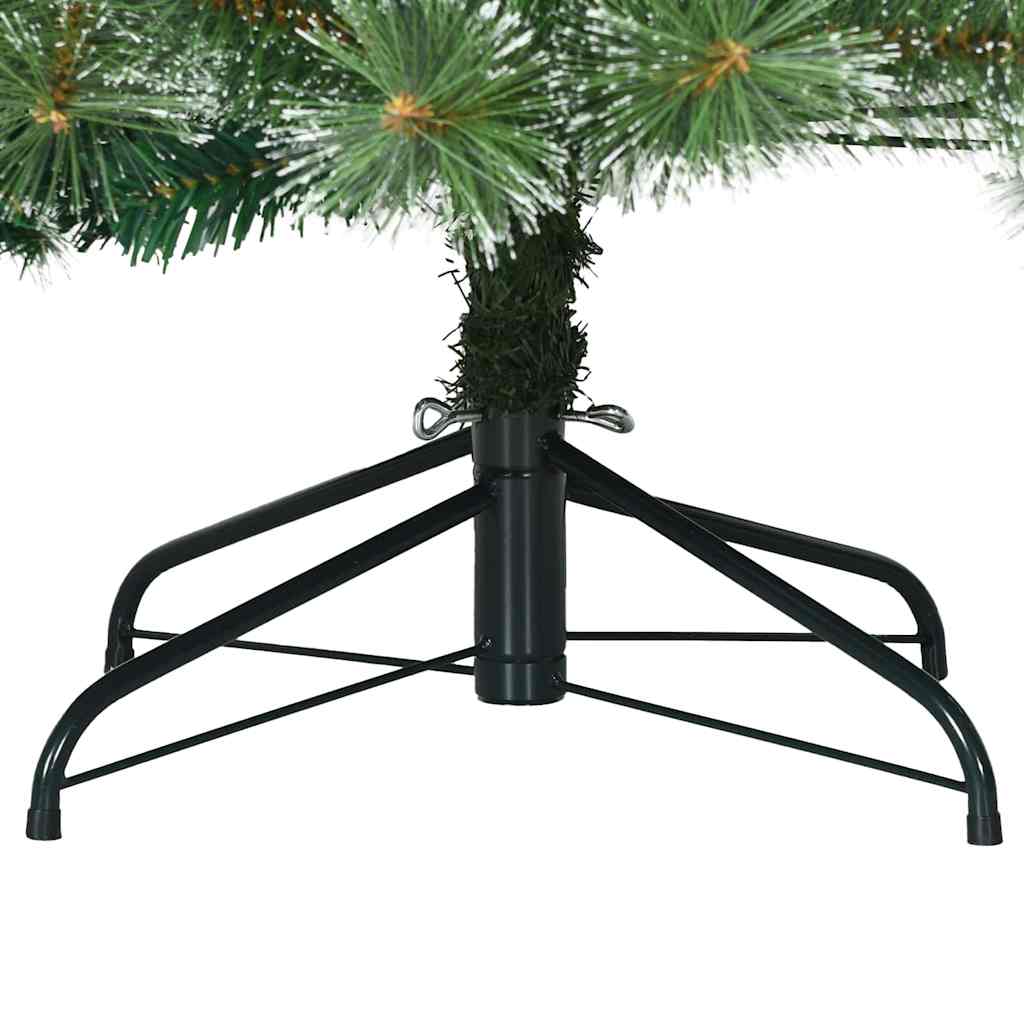Künstlicher klappbarer Weihnachtsbaum Grün 120 cm PVC, Stahl
